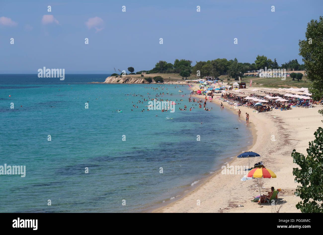 Agios Ioannis beach, Sithonia - Greece Stock Photo - Alamy