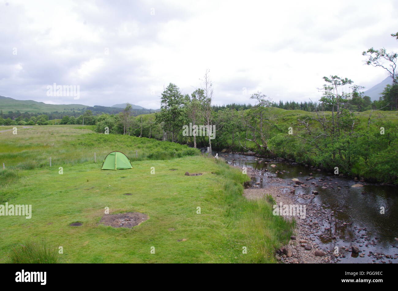 Inveroran Wild Camping John O Groats Duncansby Head To Lands End End To End Trail The West Highland Way Highlands Scotland Uk Stock Photo Alamy