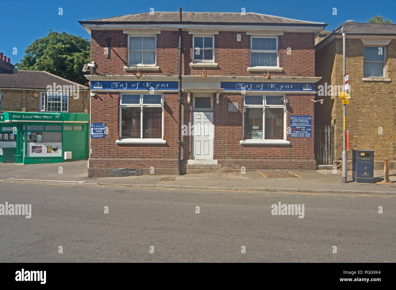 Marden Village Indian Restaurant & Take Away Kent Stock Photo Alamy