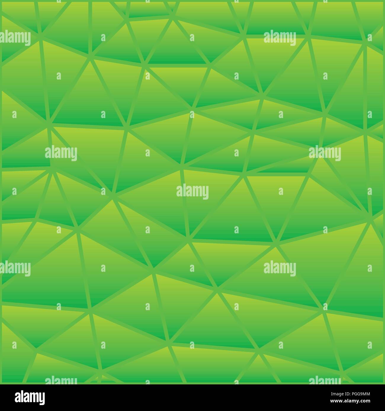 abstract vector stained-glass triangle mosaic background - green Stock ...