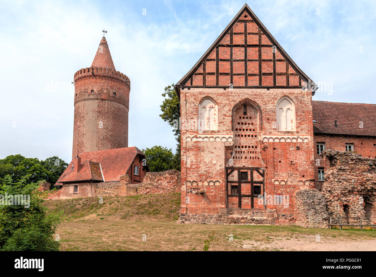 Burg Stargard, Neubrandenburg, Mecklenburg-Vorpommern, Germany, Europe Stock Photo