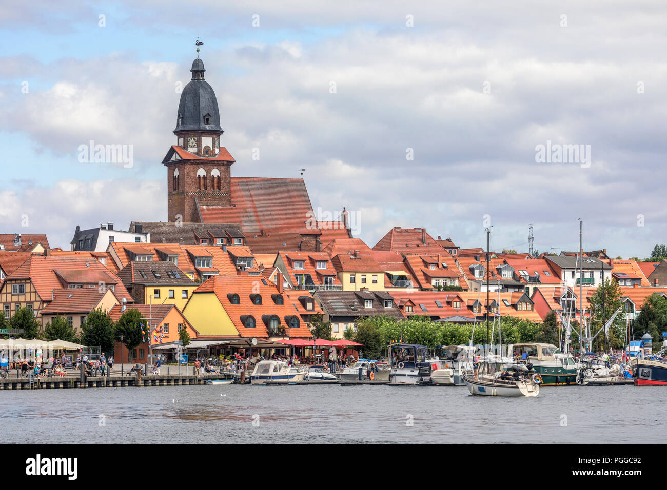 Waren an der Müritz, Mecklenburg-Vorpommern, Germany, Europe Stock Photo