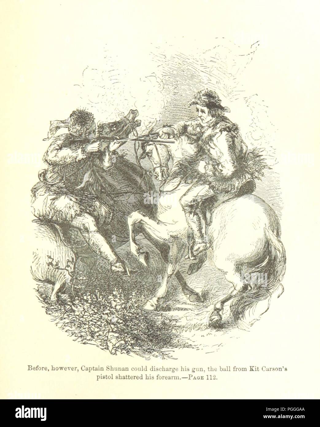 Image  from page 129 of '[The Life and Adventures of Kit Carson, the Nestor of the Rocky Mountains, etc.]' . Stock Photo