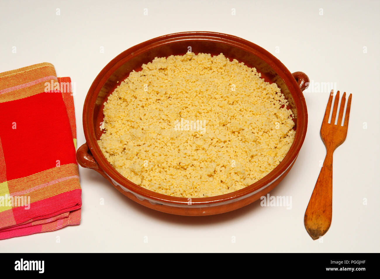 Millet with vegetables. Step by step. Prepared dish: BMRG41 Stock Photo