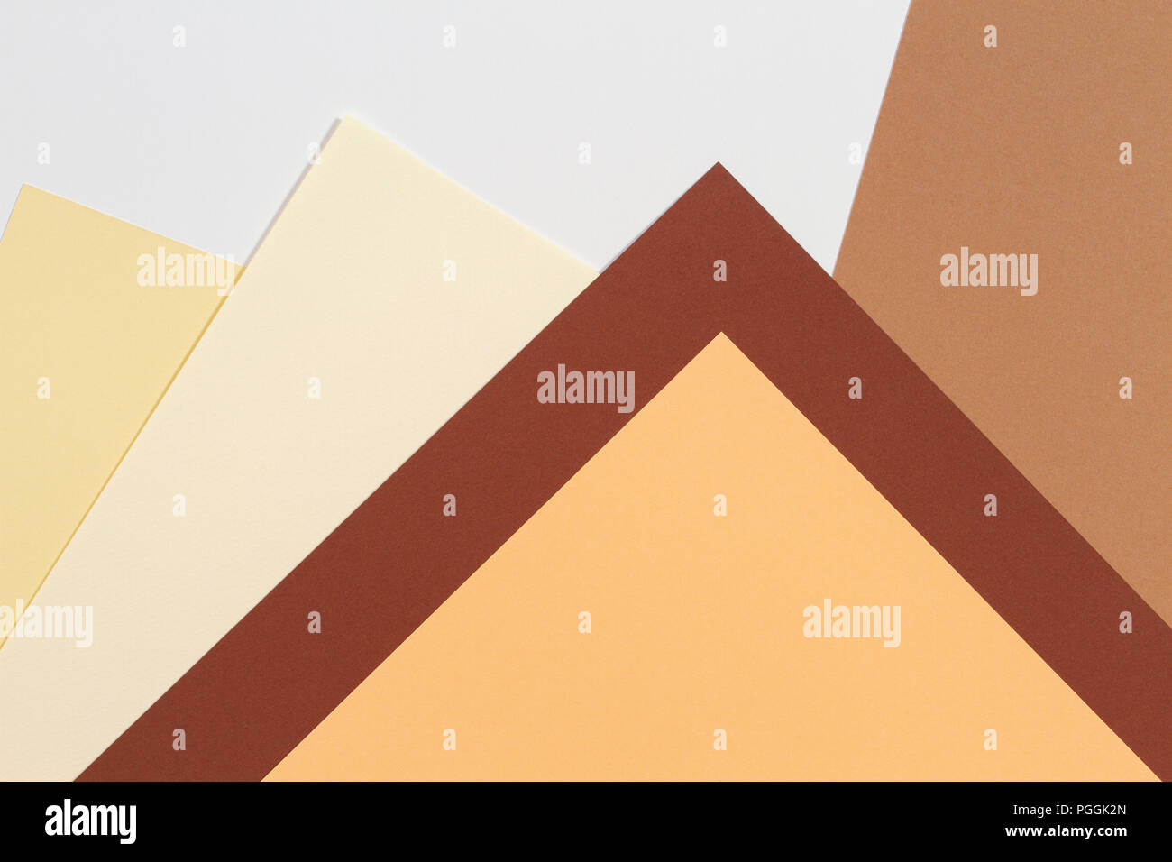 Abstract geometric paper texture cardboard background. Beige brown ...