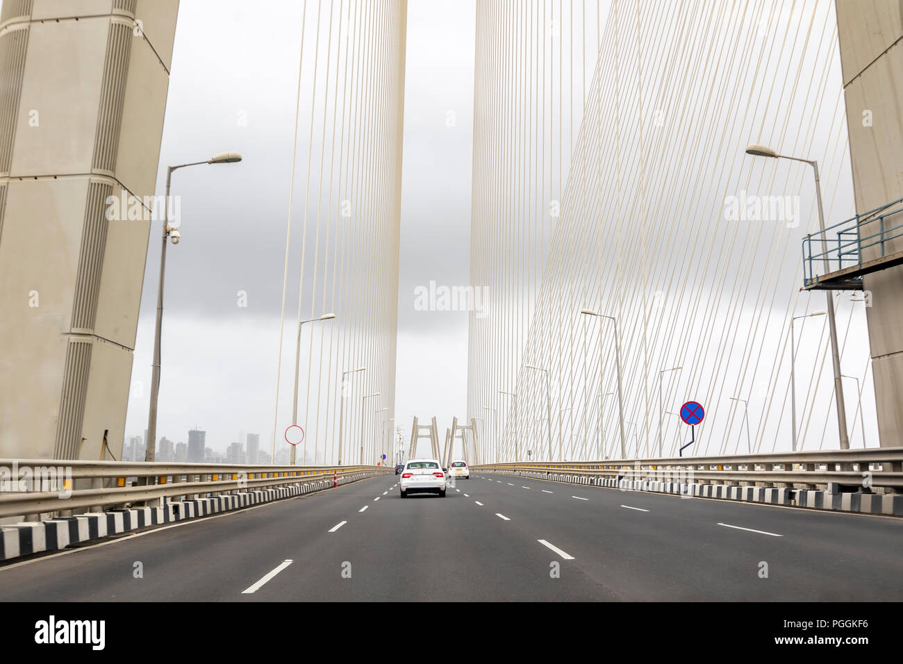 bandra worli sealink bridge in Mumbai Stock Photo