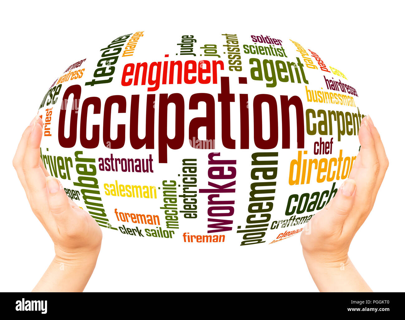 Different Occupations Isolated High Resolution Stock Photography and