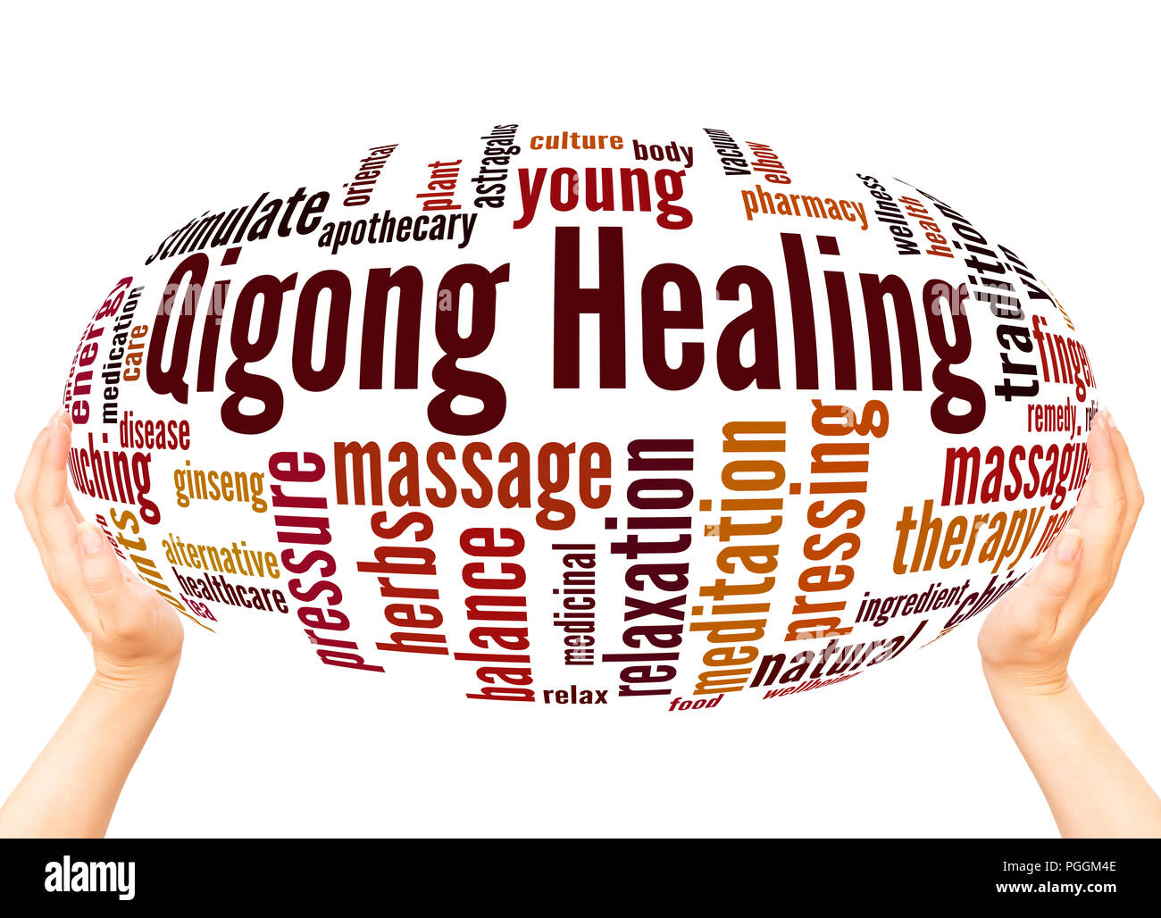 Words Associated Healing Vibes Word Cloud Stock Illustration