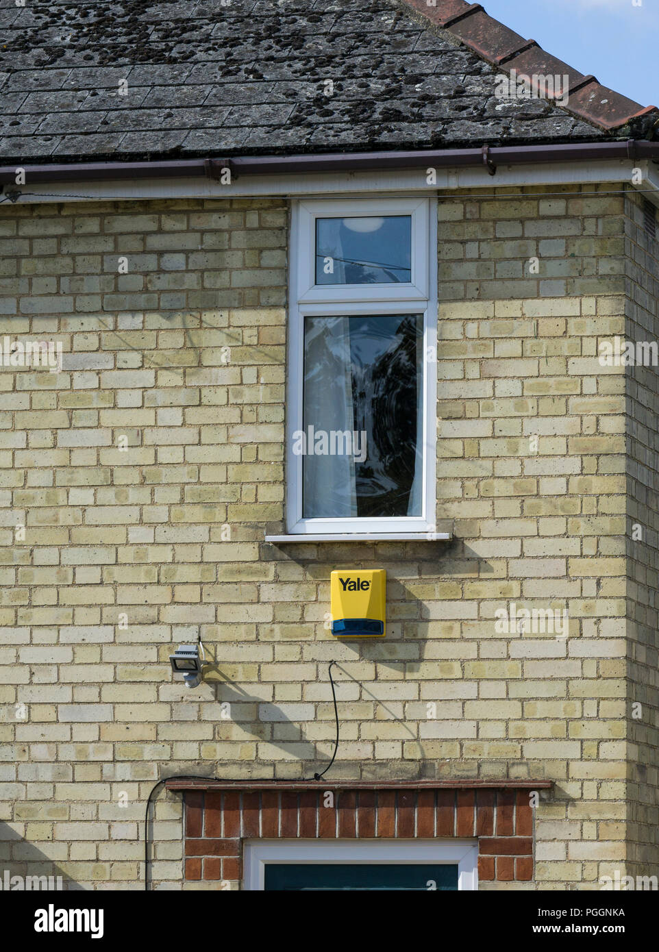 Burgler alarm on private house Stock Photo