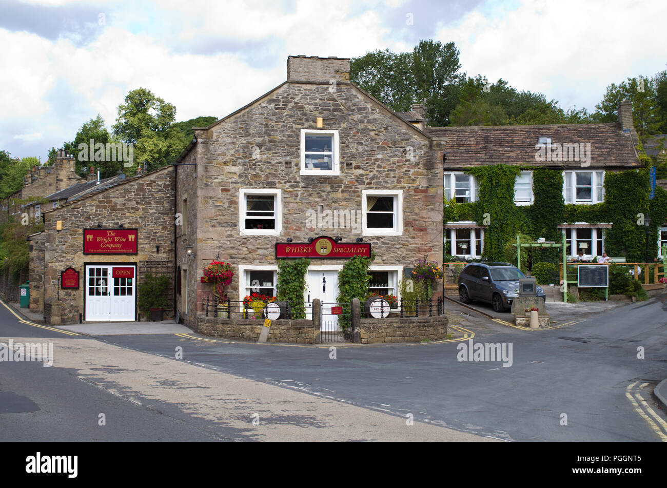 Skipton Market Town in North Yorkshire the Yorkshire Dales UK Stock