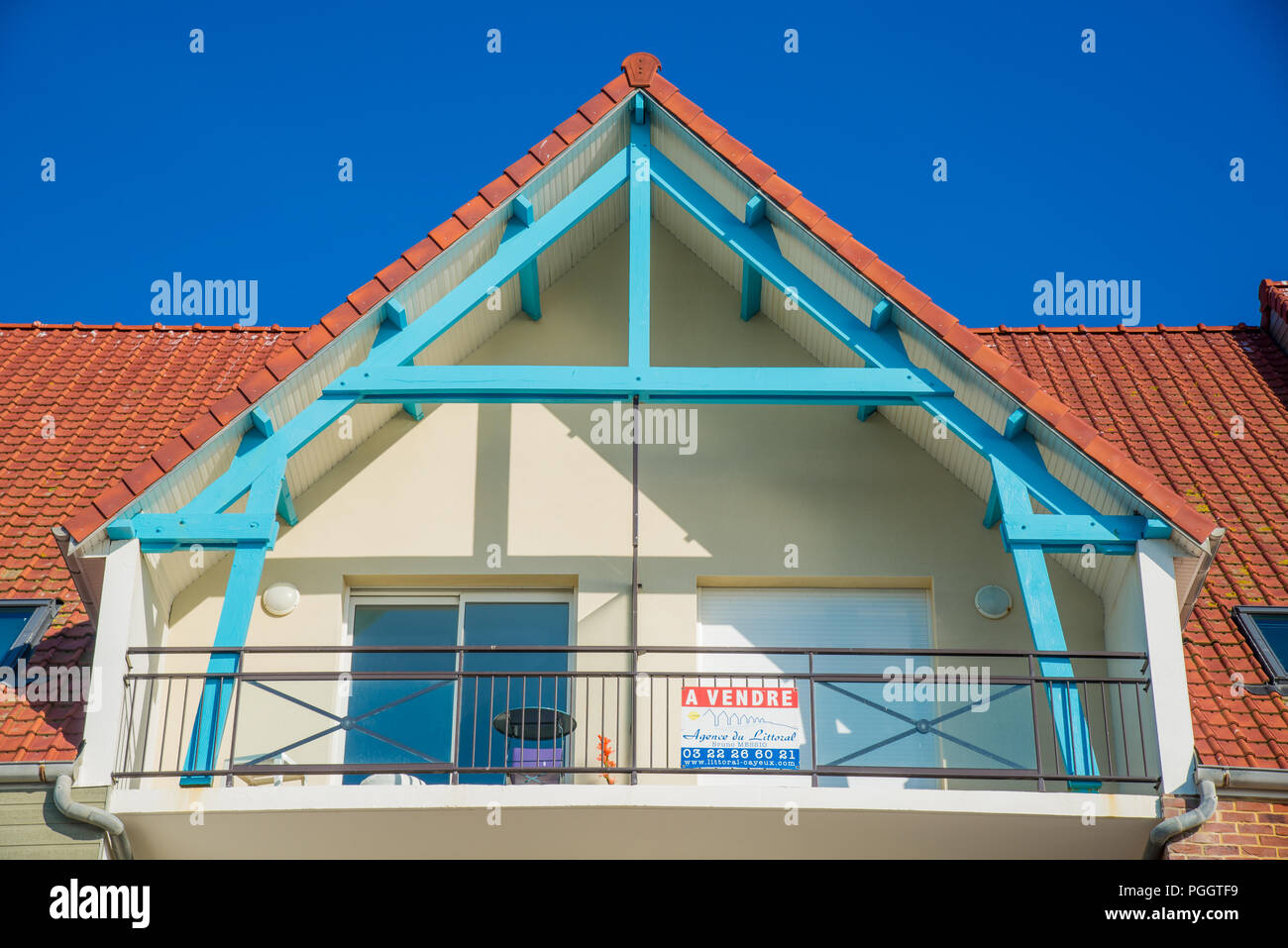 appartment for sale in Cayeux sur Mer in Normandy, France Stock Photo