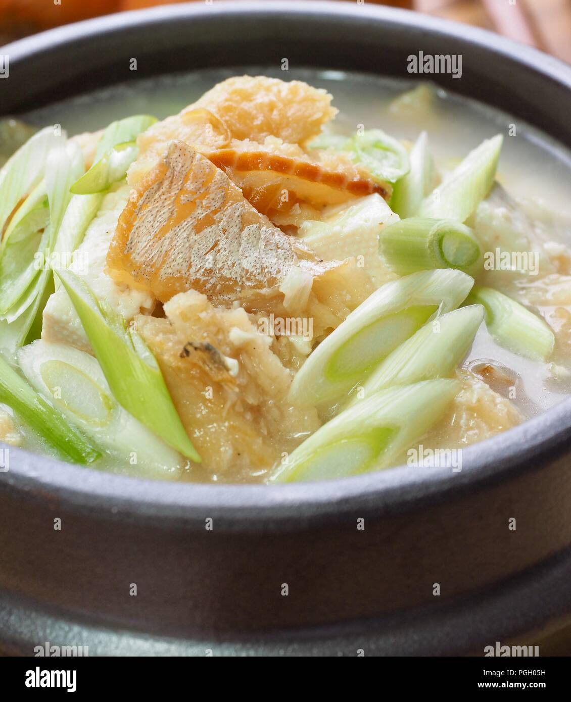 Korean food Dried pollack soup Stock Photo Alamy