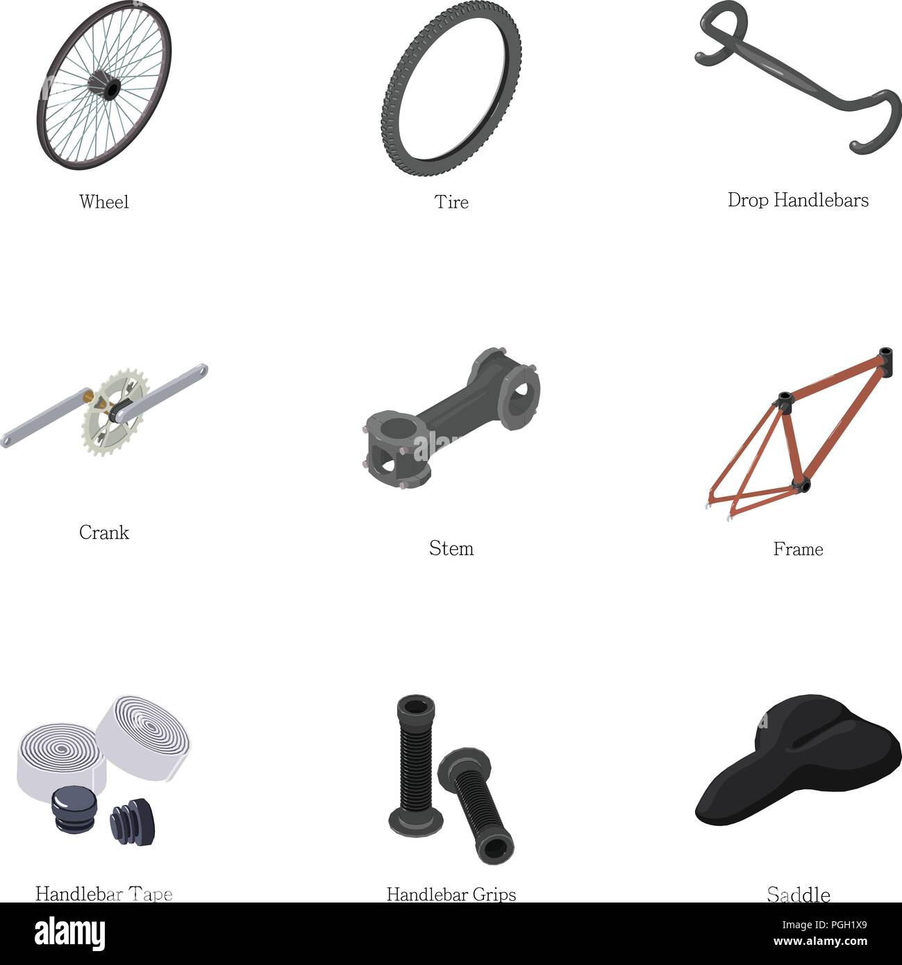 Classic car component Stock Vector Images - Alamy