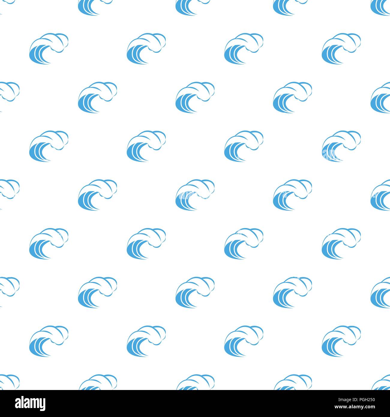 Wave with foam icon, simple style Stock Vector Image & Art - Alamy