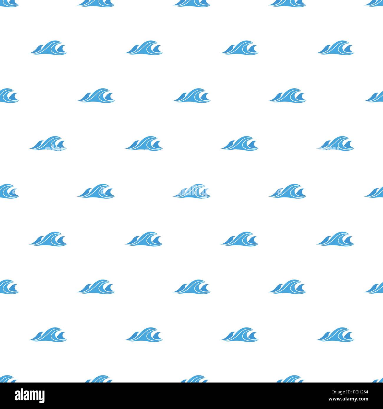 Sea waves icon, simple style Stock Vector Image & Art - Alamy