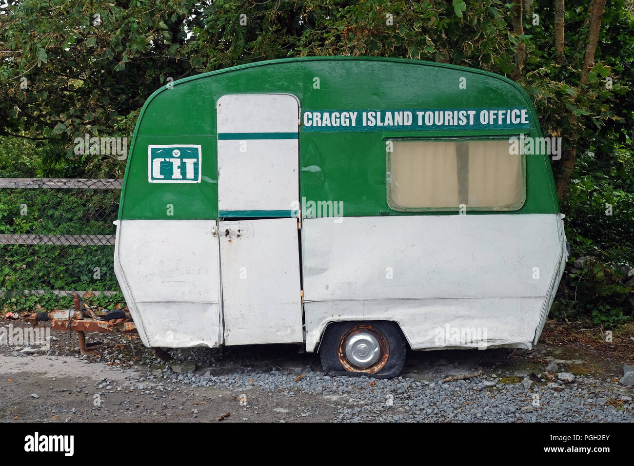 The remains of 'Ted Fest', Kilronan, Inishmore, Aran Islands. Stock Photo