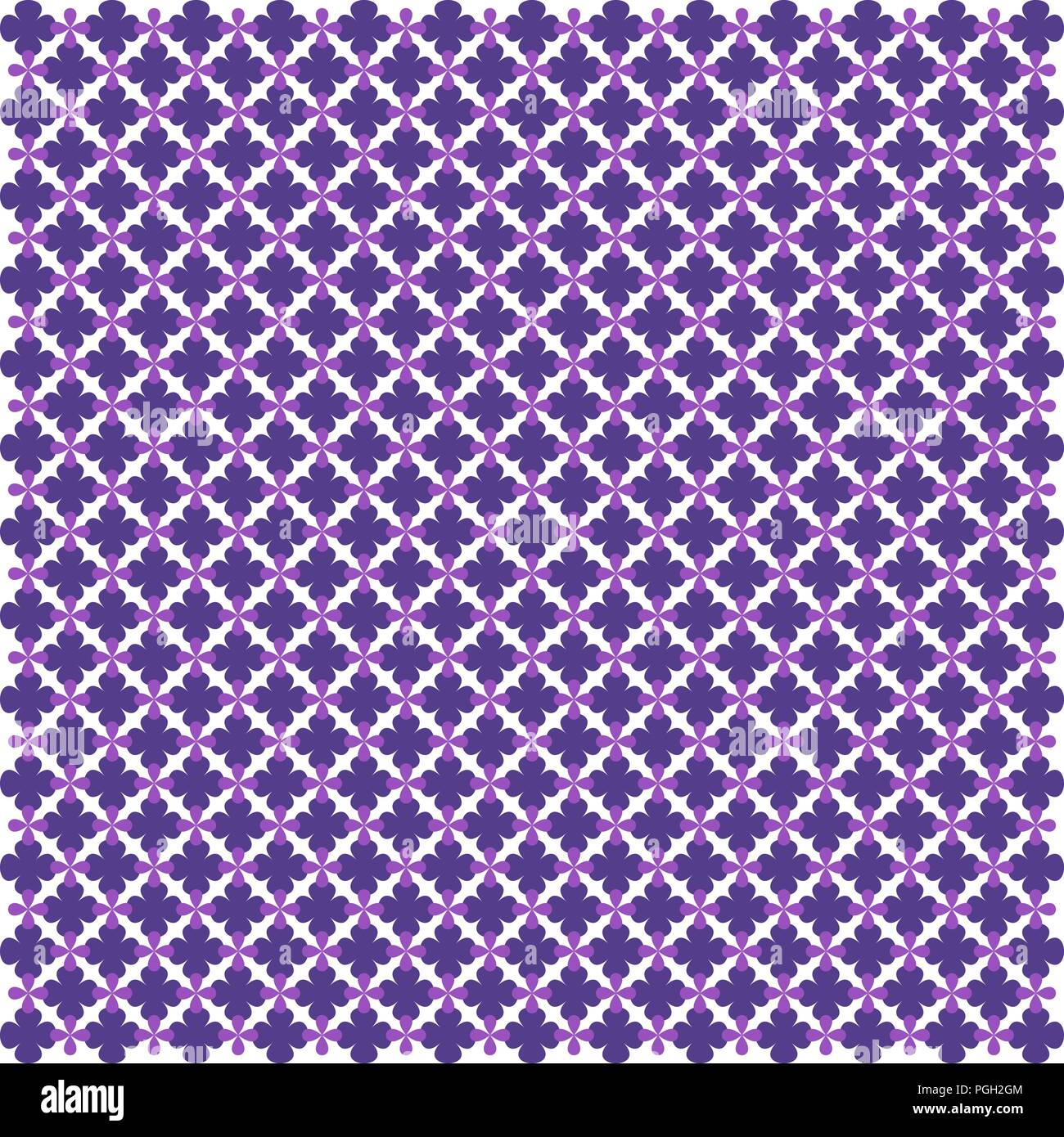 Purple Arabic geometric seamless pattern. Vector image. Eps 10 Stock Vector