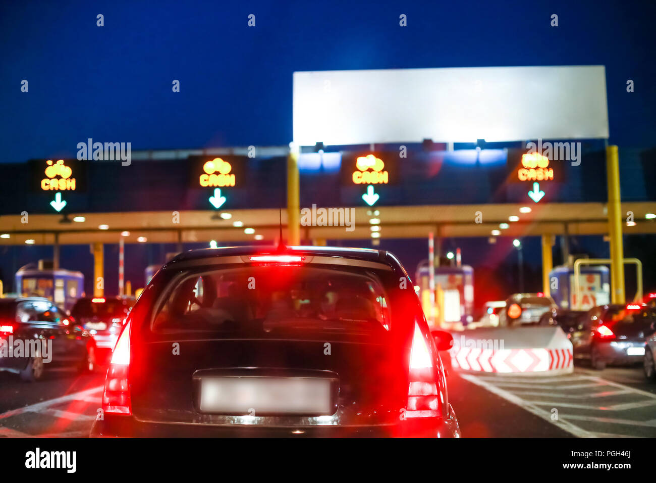 Empty toll booth on highway hi-res stock photography and images - Alamy