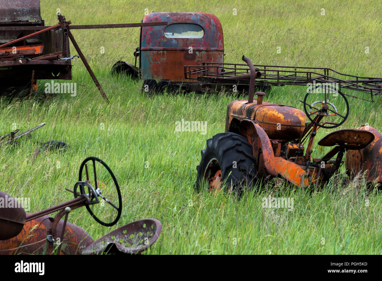 Old farm machinery tractors hires stock photography and images Alamy