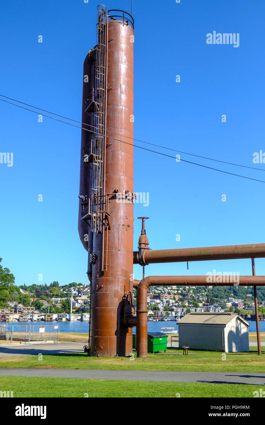 Gas Works Park, Seattle, USA Stock Photo Alamy