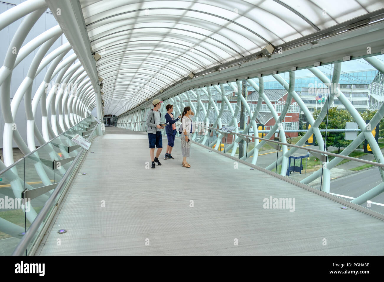 T. Evans Wyckoff Memorial Bridge at Museum of Flight, Seattle, USA