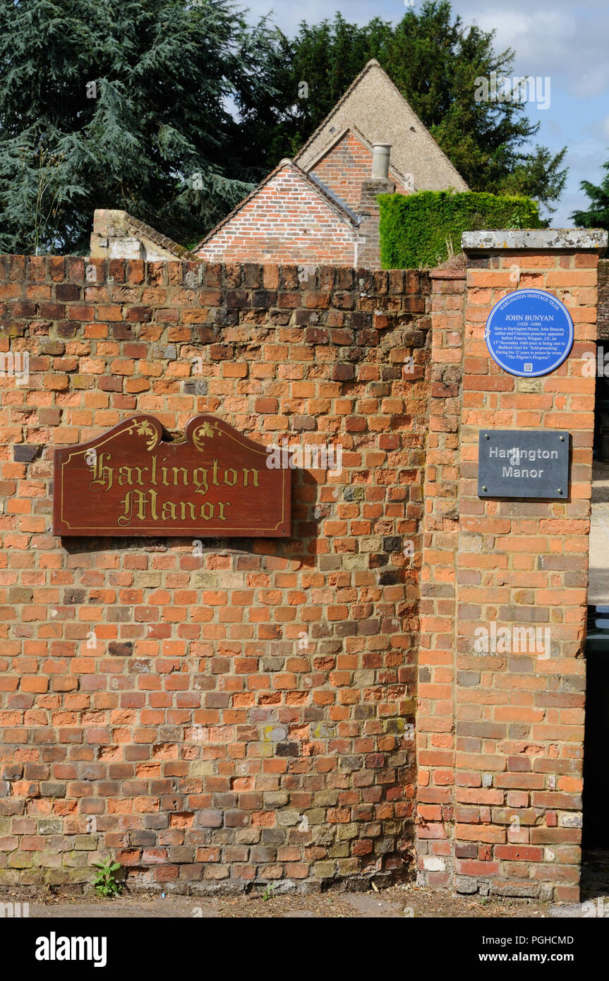 Harlington Manor House, Harlington, Bedfordshire. In the 17th century