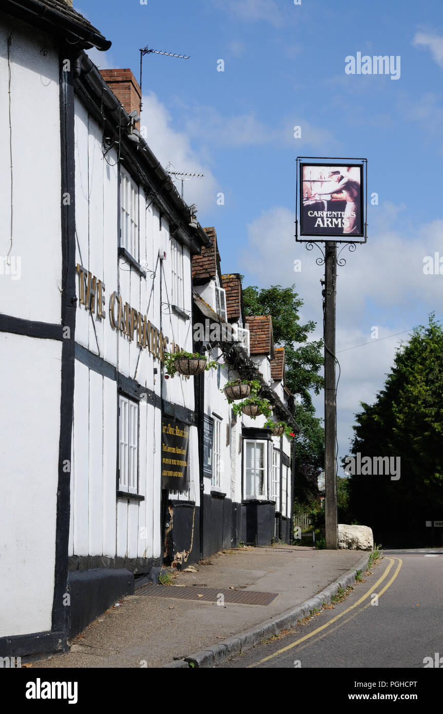 The Carpenters Arms and cottages, Sundon Road, Harlington, Bedfordshire