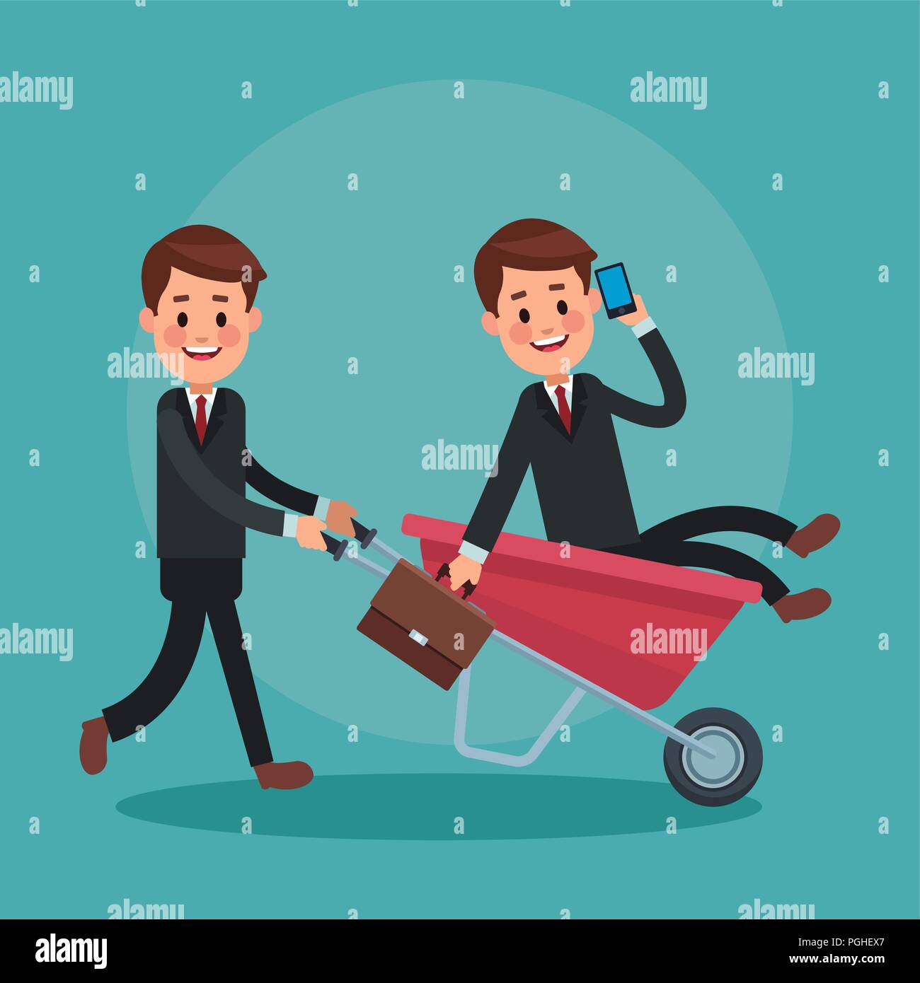 Executive businessmens team Stock Vector Image & Art - Alamy