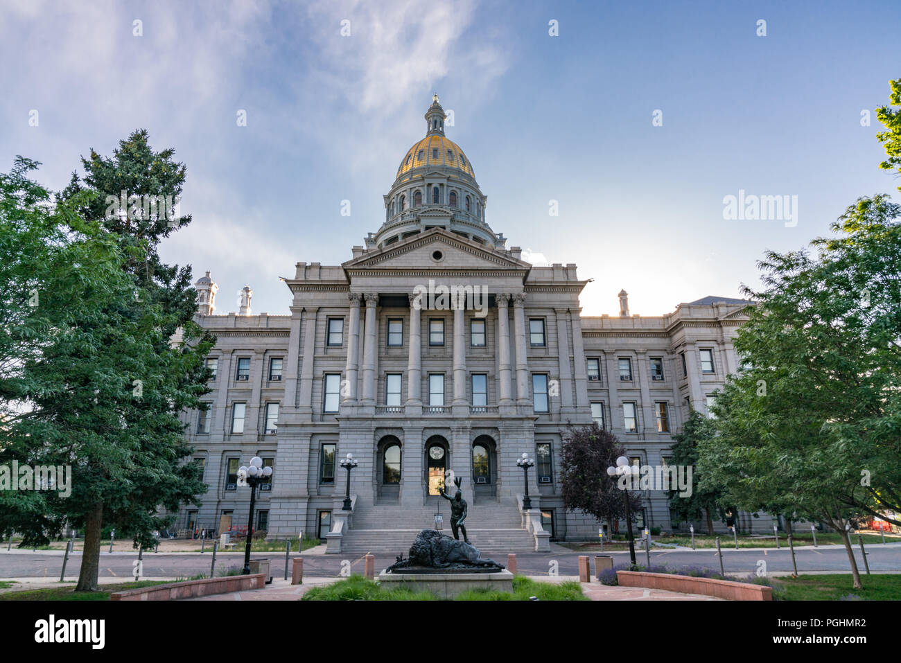 Colorado State Capital Building in Denver, Colorado Stock Photo