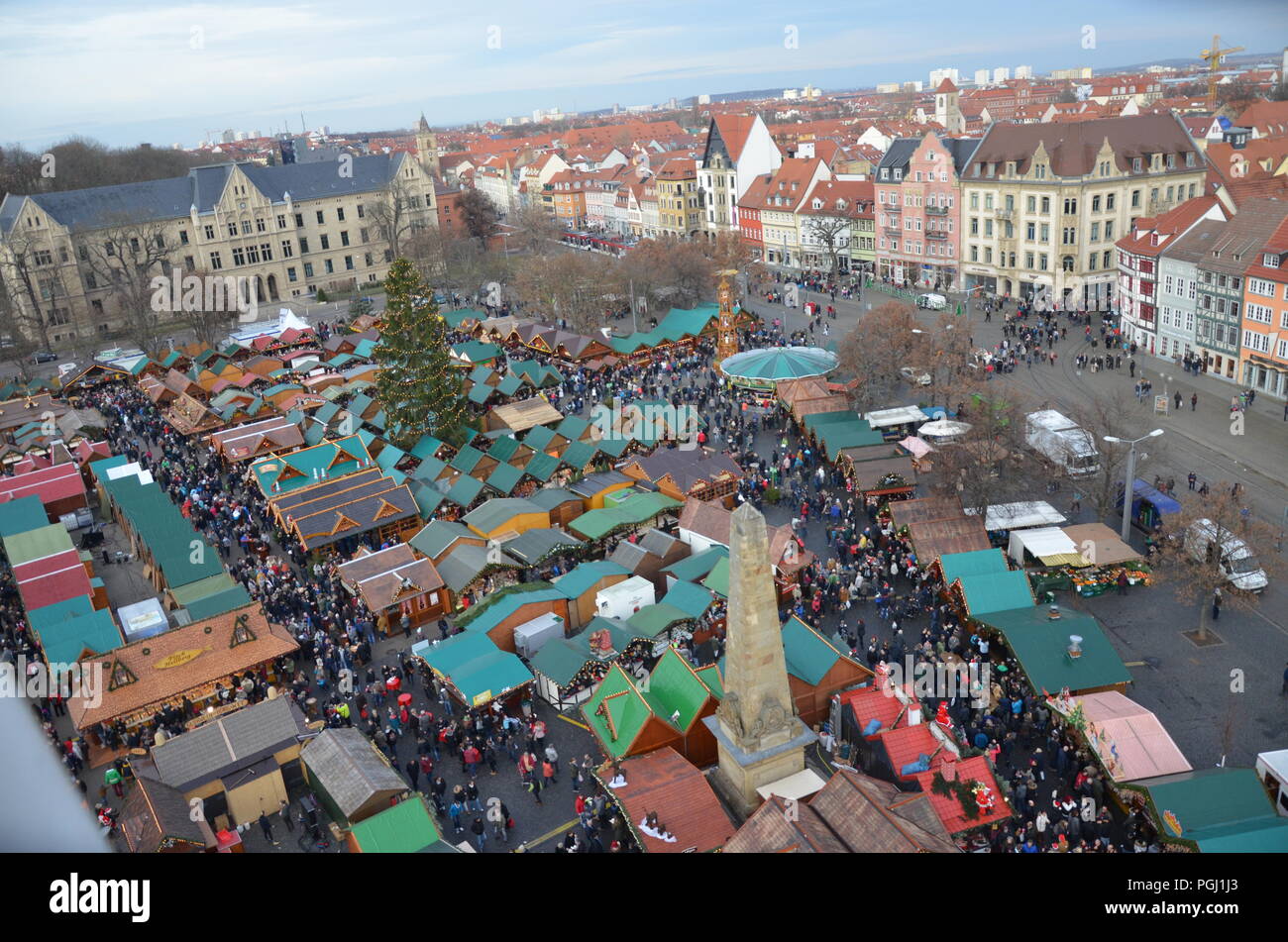Erfurt christmas market, Germany Stock Photo Alamy