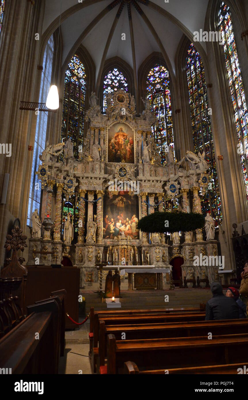 Erfurt Cathedral, Germany Stock Photo