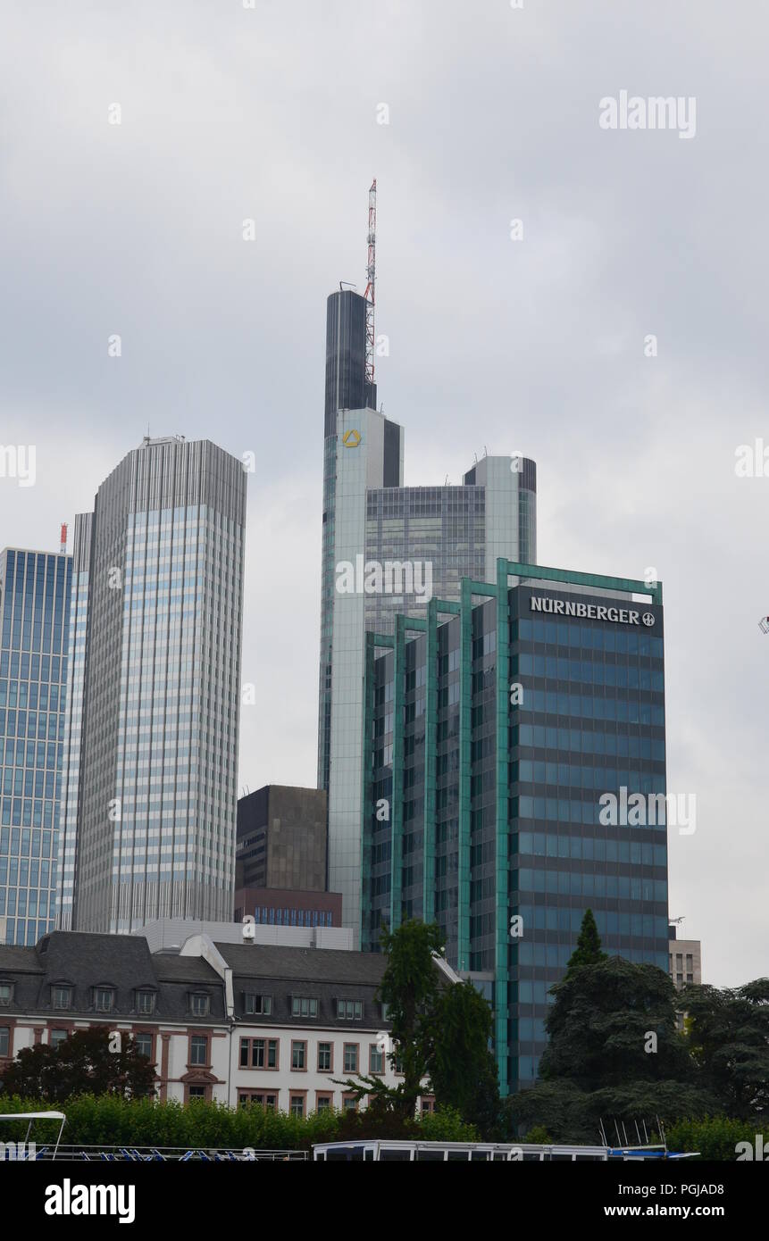 Skyscrapers of Frankfurt am Main, Germany Stock Photo - Alamy