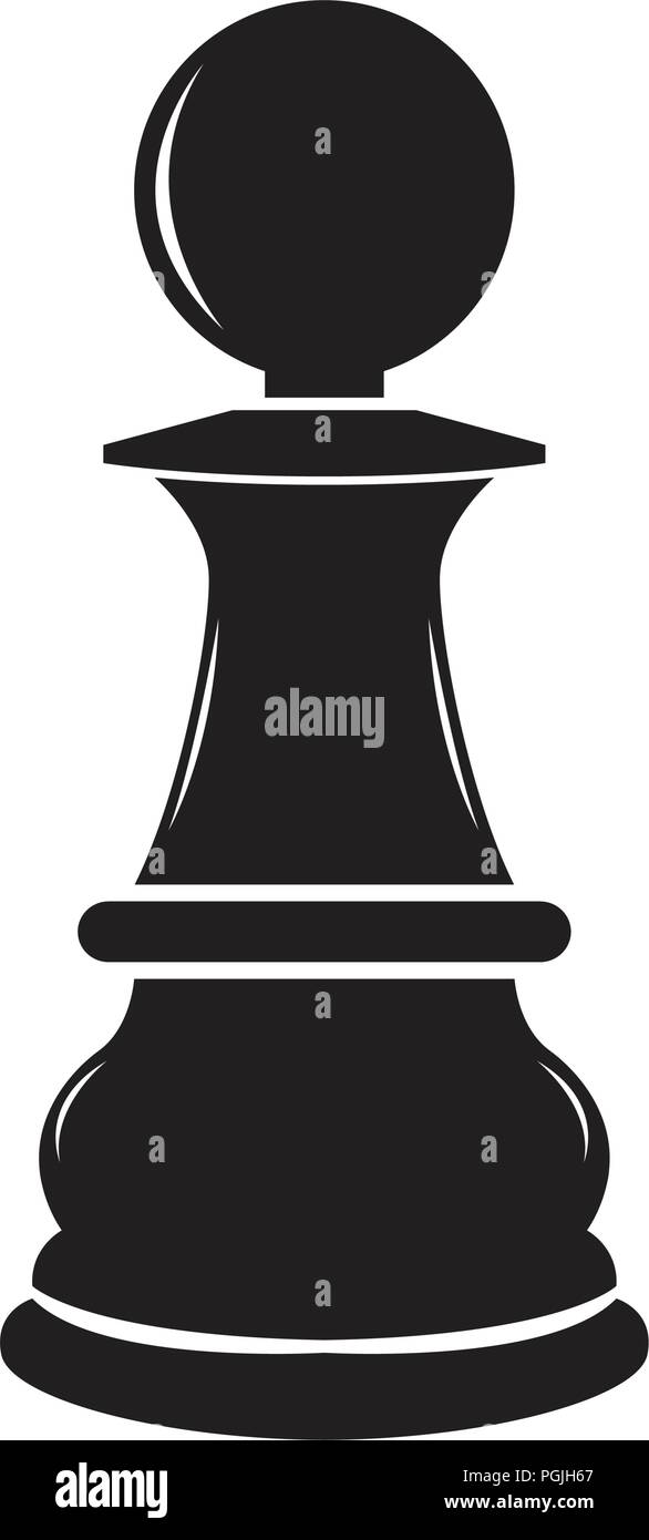 Isolated pawn chess piece icon Stock Vector Image & Art - Alamy