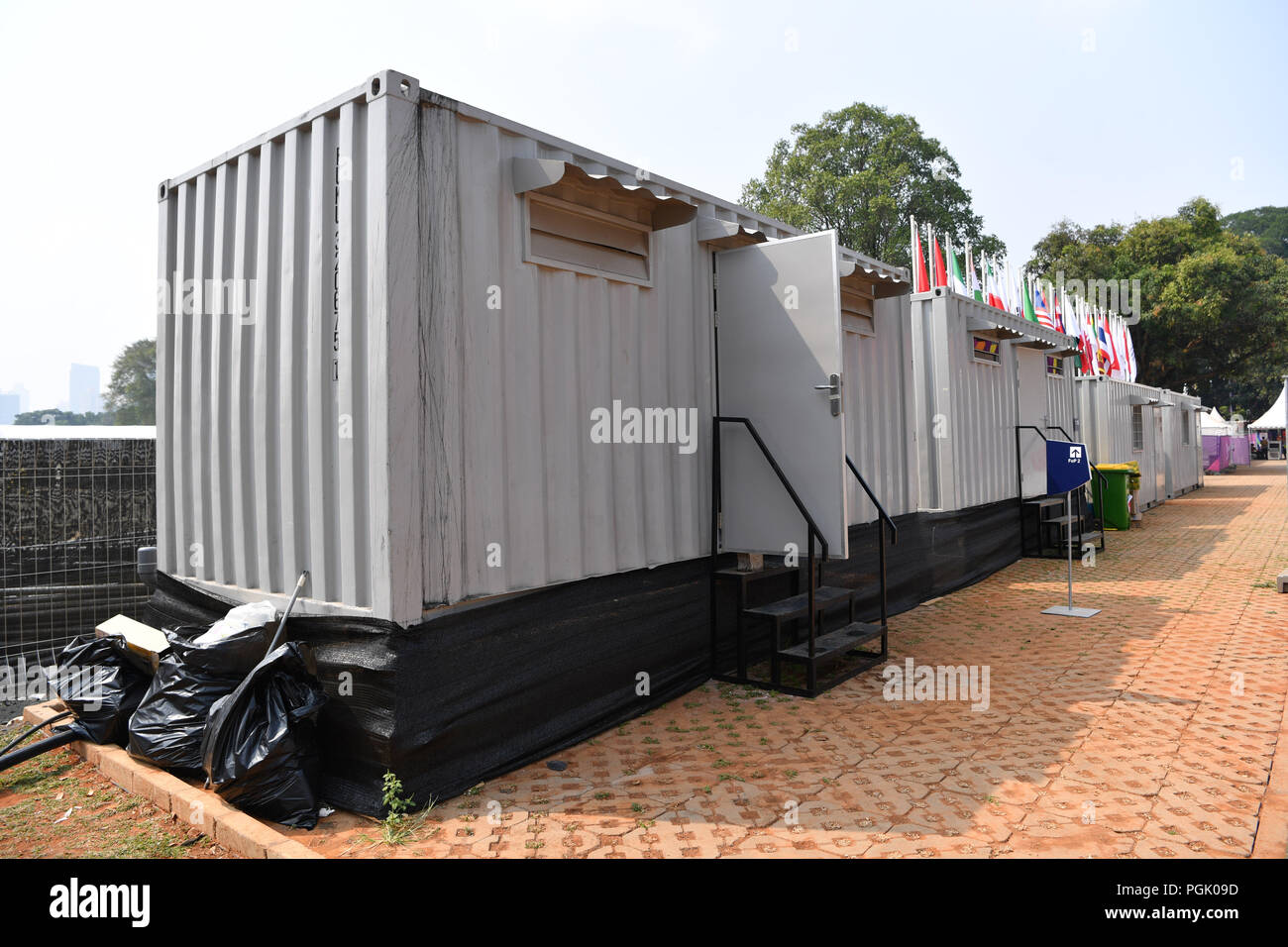 Jakarta, Indonesia. Credit MATSUO. 27th Aug, 2018. General view Squash