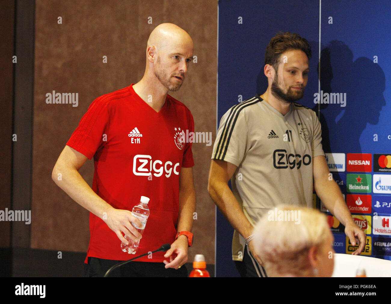 AMSTERDAM, 17-09-2019 JohanCruyff Arena , Champions League Football season  2019 / 2020 .Ajax coach Erik ten Hag during the match Ajax - Lille Stock  Photo - Alamy