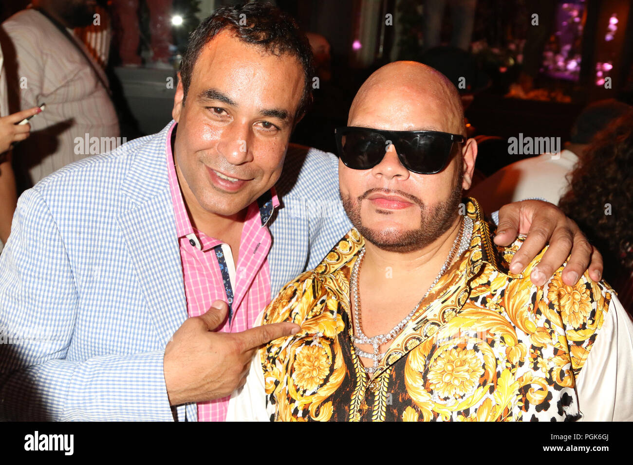 New York, NY, USA. 26th Aug, 2018. Jimmy Rodriguez and Fat Joe at Fat Joe's 48th Birthday Party at Jay-Z's 40/40 Club in New York City on August 26, 2018. Credit: Walik Goshorn/Media Punch ***Positive Stories Only***/Alamy Live News Stock Photo