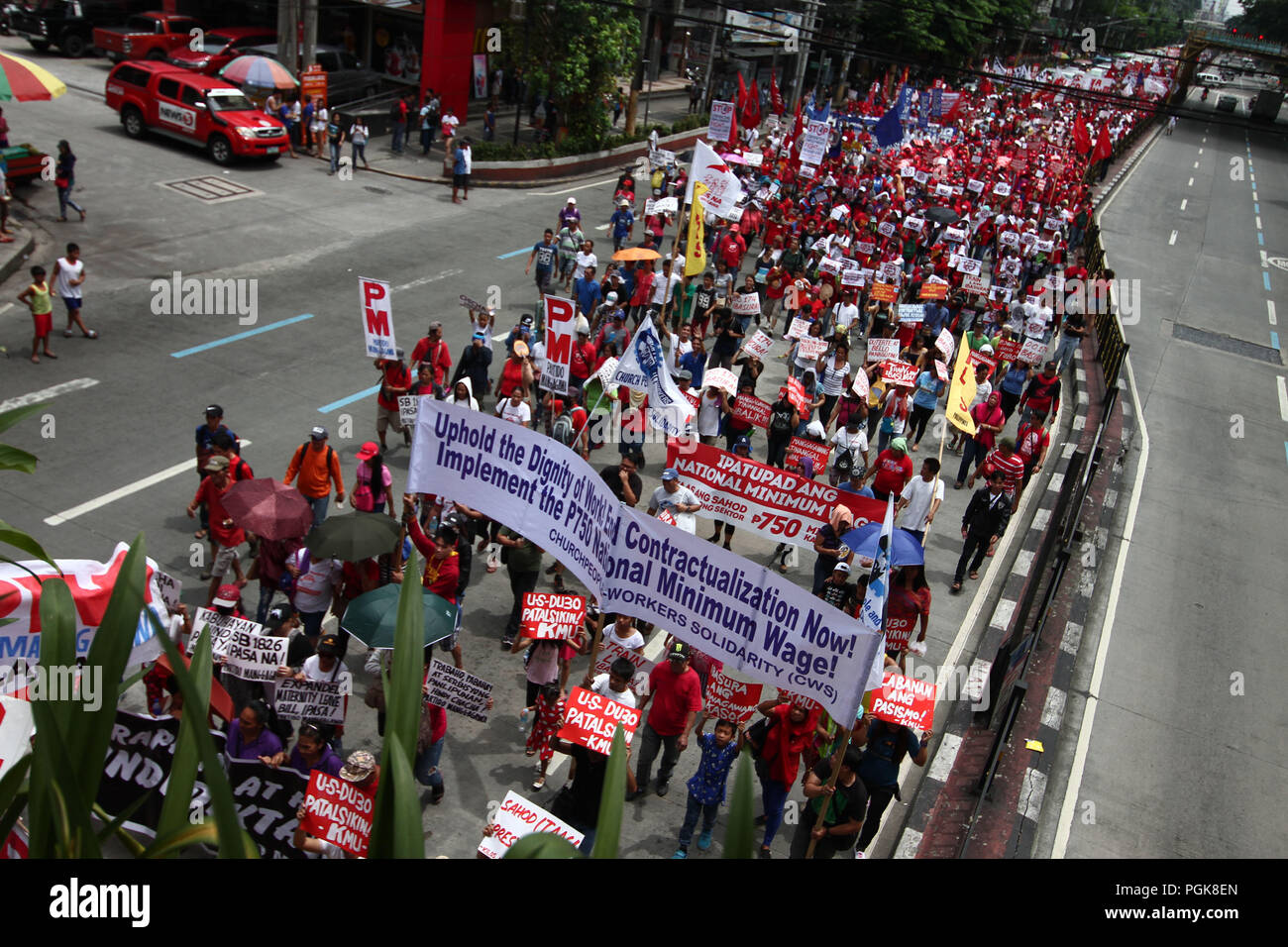 Manila, Metro Manila, Philippines. 27th Aug, 2018. A general view of