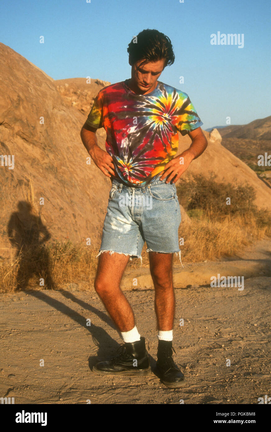 80s Mens Jean Shorts