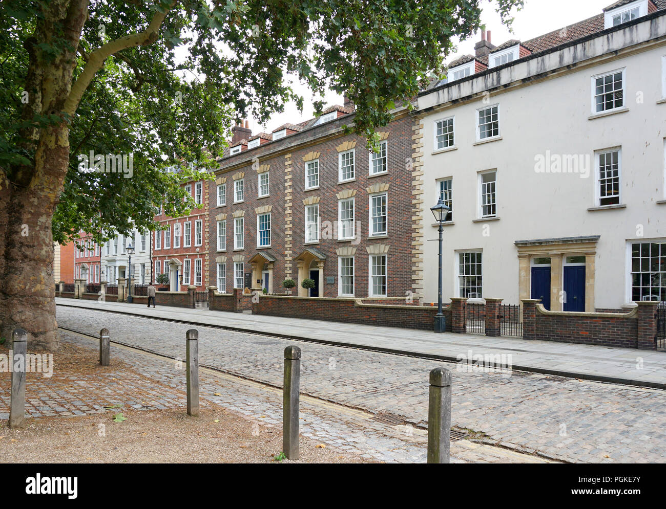 Buildings around Queens Square in Bristol UK Stock Photo Alamy