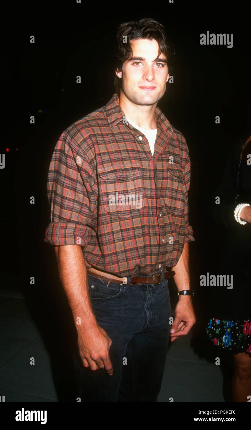BEVERLY HILLS, CA - AUGUST 19: Actor John Haymes Newton attends the 'Johnny Suede' Beverly Hills Premiere on August 19, 1992 at the Laemmle's Fine Arts Theatre in Beverly Hills, California. Photo by Barry King/Alamy Stock Photo Stock Photo