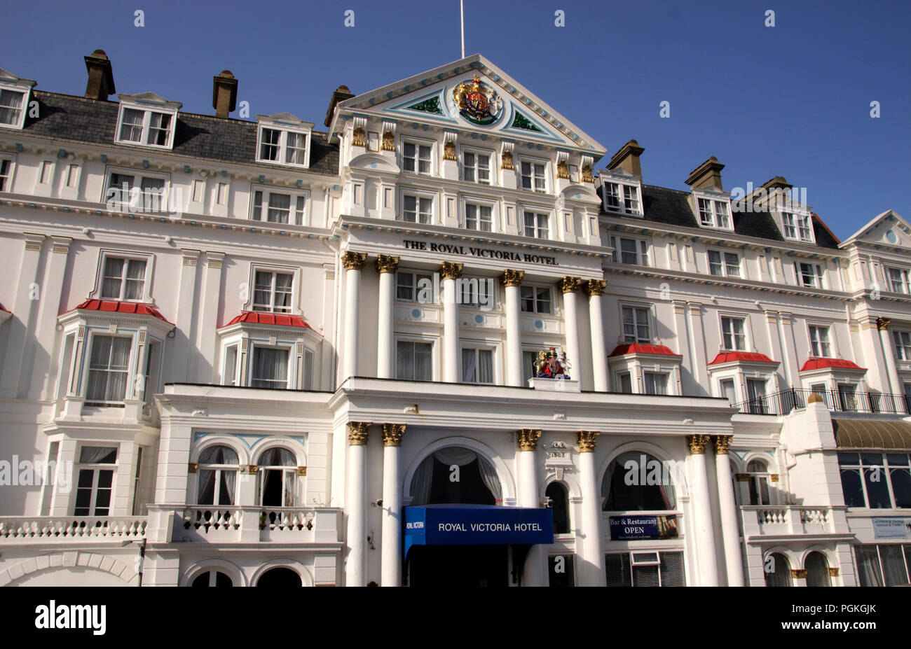 The Royal Victoria Hotel Hastings East Sussex UK Stock Photo