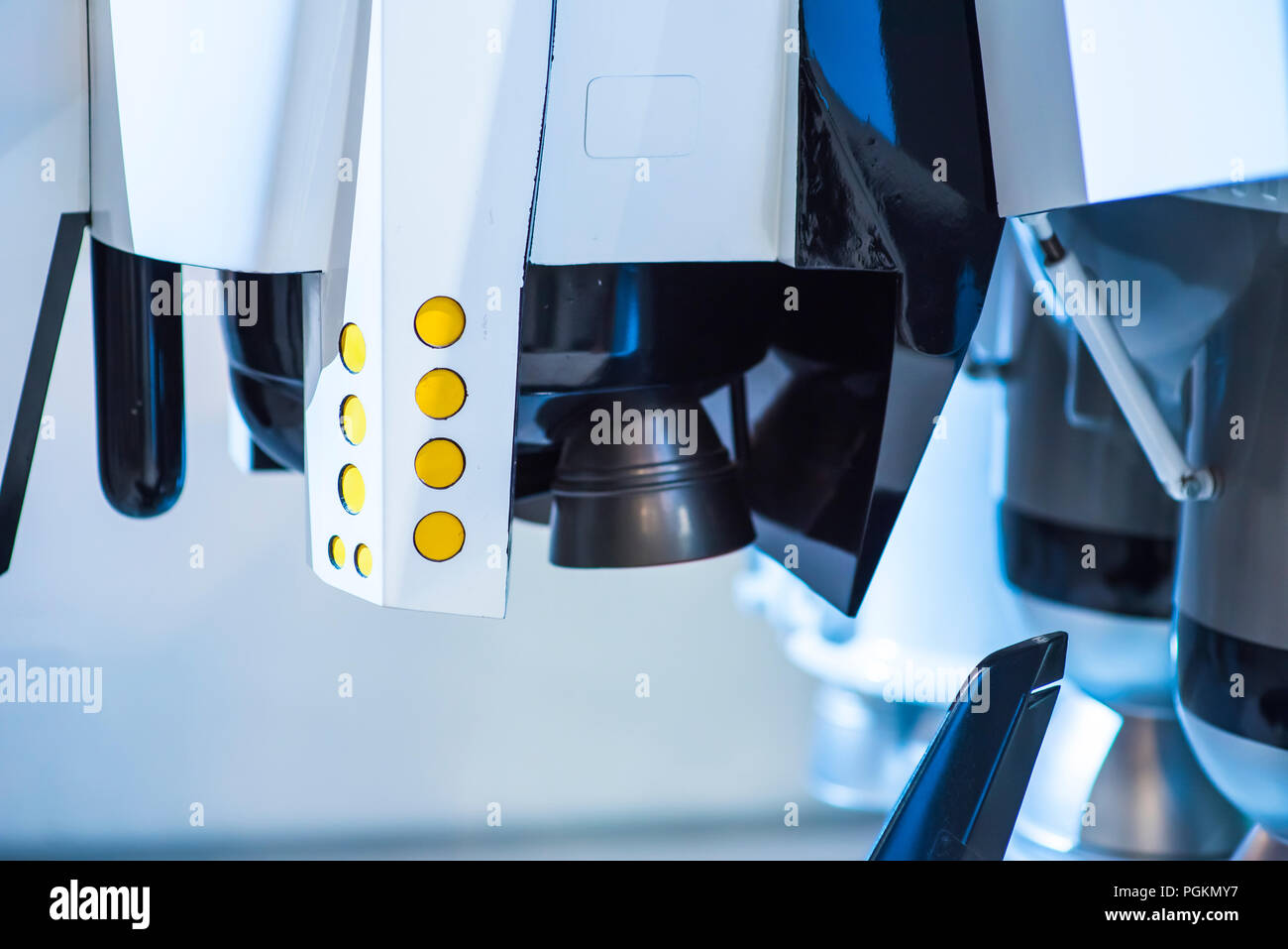 Modern Rocket Engine Nozzle Closeup Stock Photo Alamy