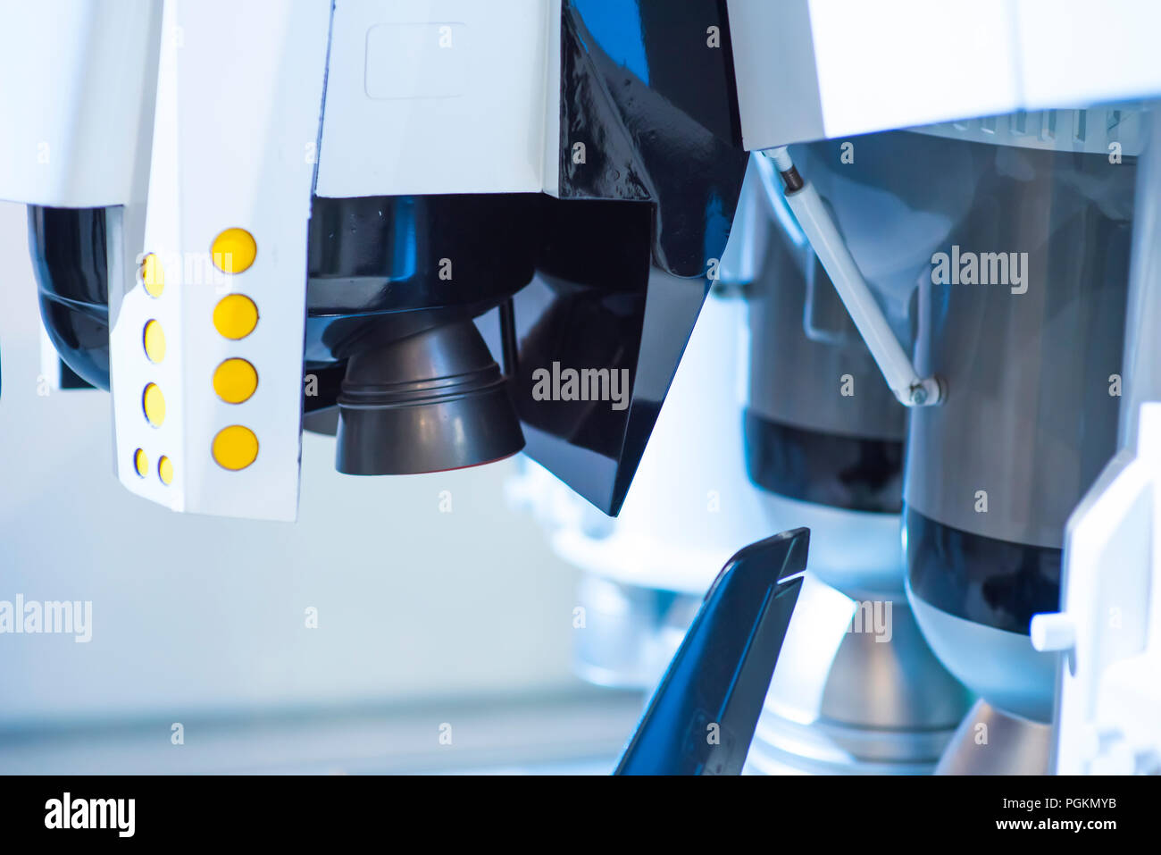 Modern Rocket Engine Nozzle Closeup Stock Photo Alamy