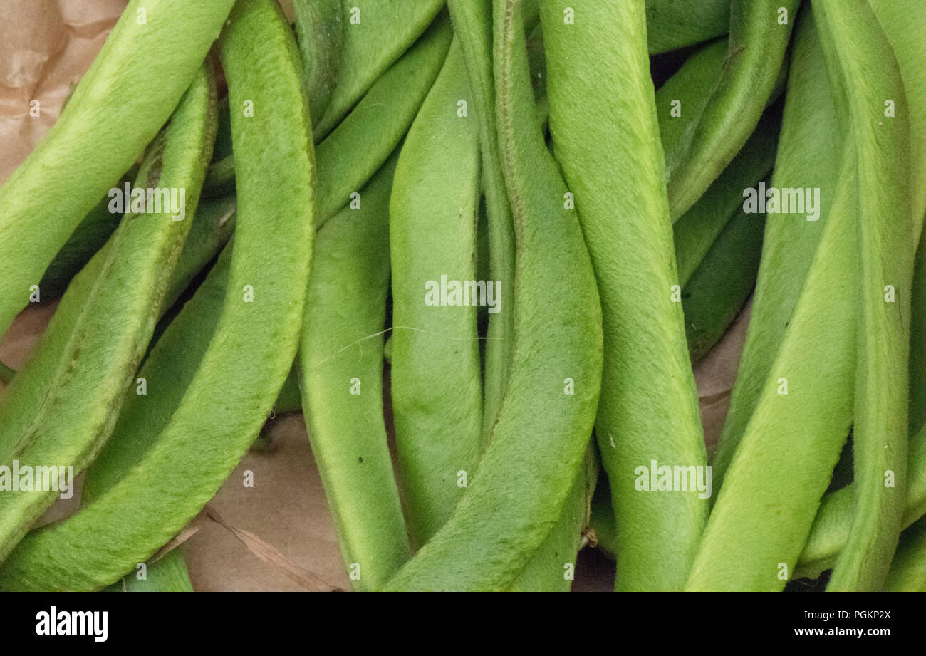 Stringless runner beans hi-res stock photography and images - Alamy