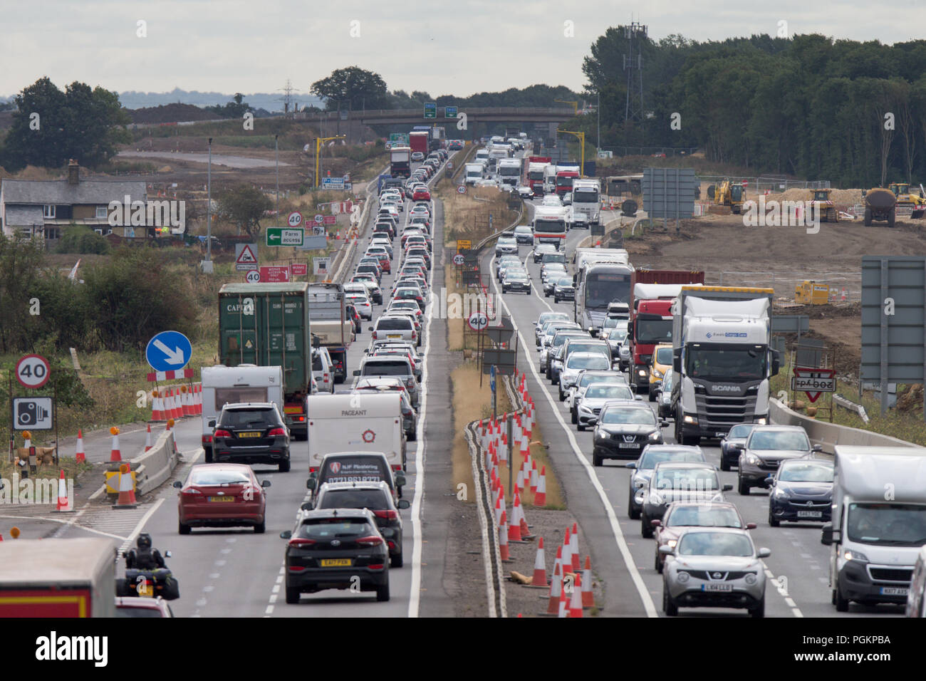 A14 roadworks hi-res stock photography and images - Alamy