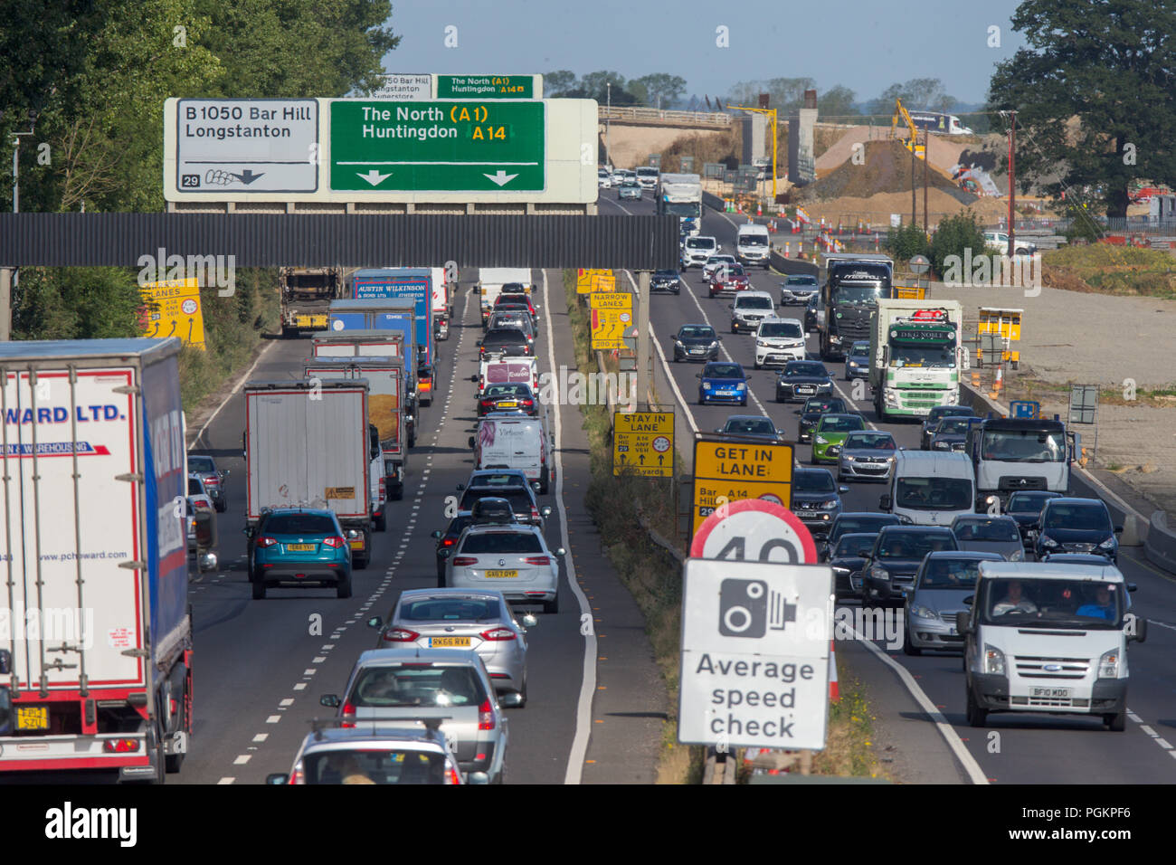 A14 roadworks hi-res stock photography and images - Alamy