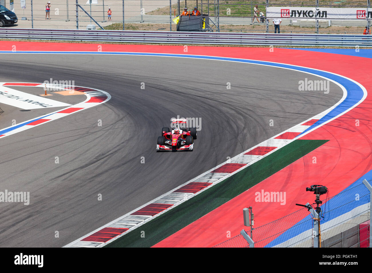 SOCHI , RUSSIA JULY 31, 2016; The Russian Formula 1 . Qualification