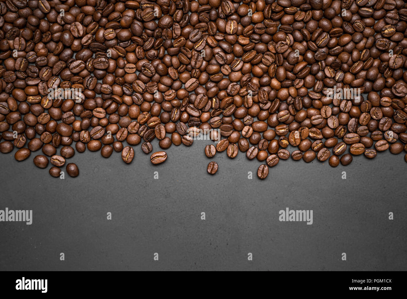 coffee bean background Arabica coffee roasted Stock Photo - Alamy
