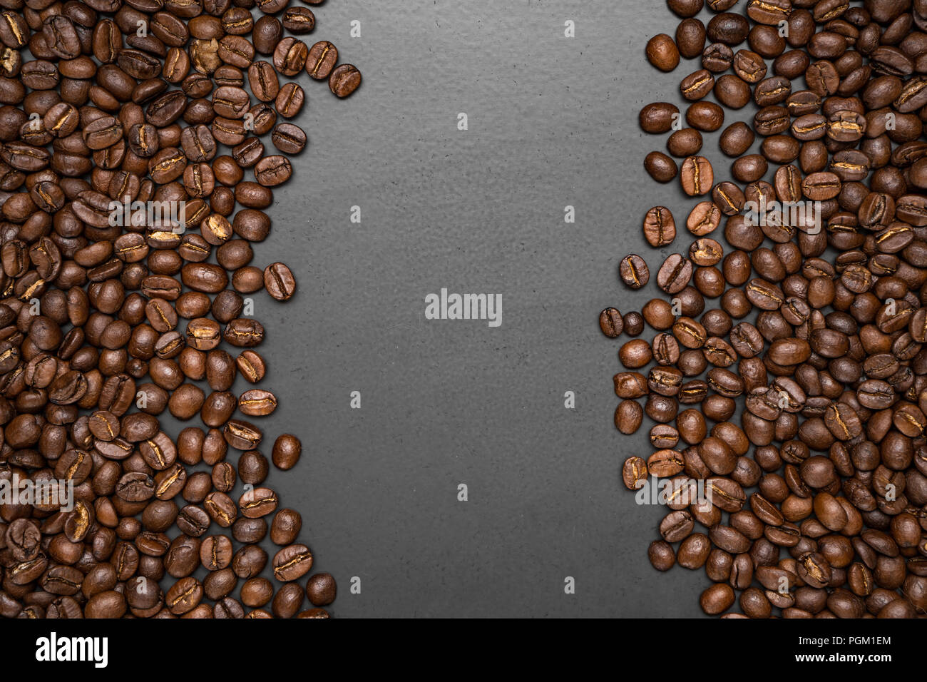 coffee bean background Arabica coffee roasted Stock Photo - Alamy
