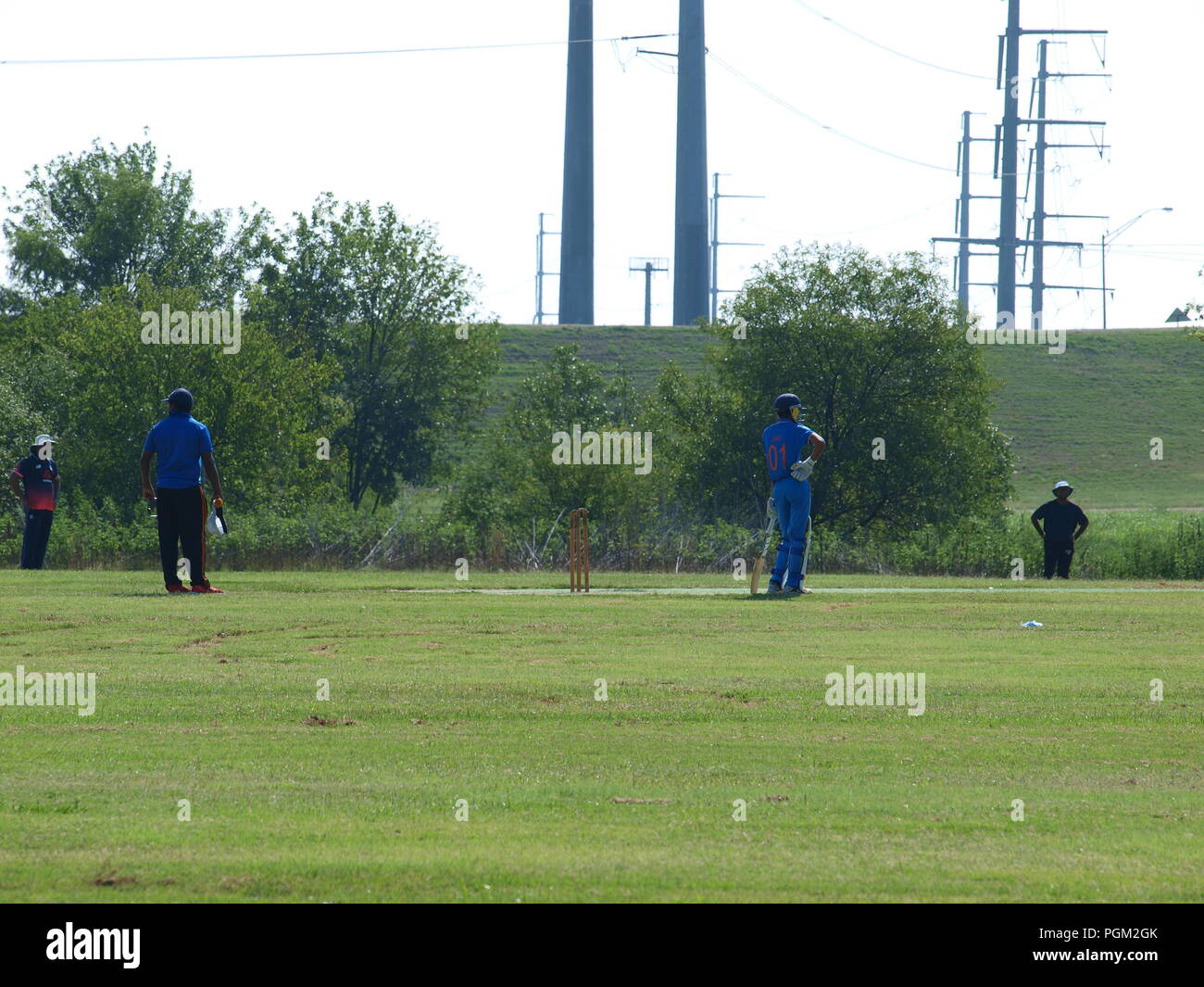 Cricket in Irving Will Soon Play Under the Lights Stock Photo